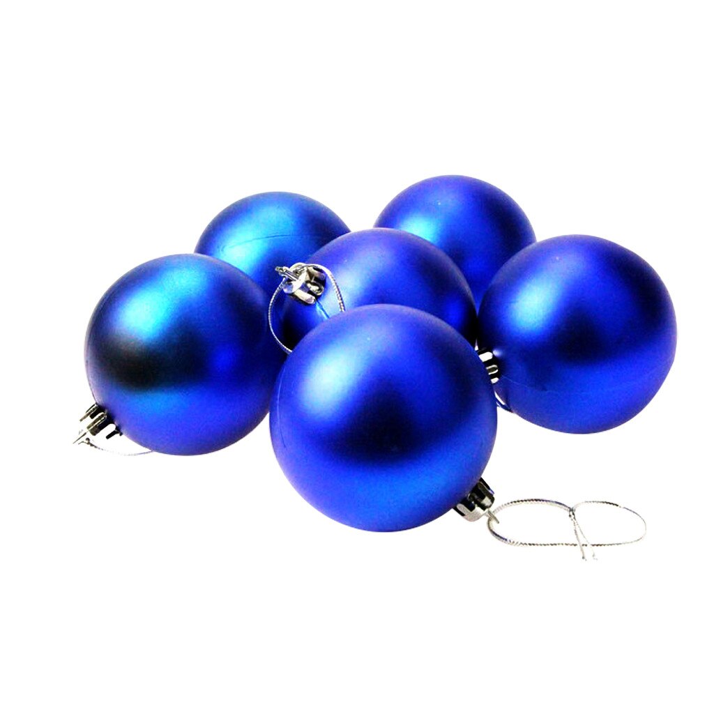 6Pcs Kerstballen Kerstballen Party Kerstboom Decoraties Opknoping Ornament Decor