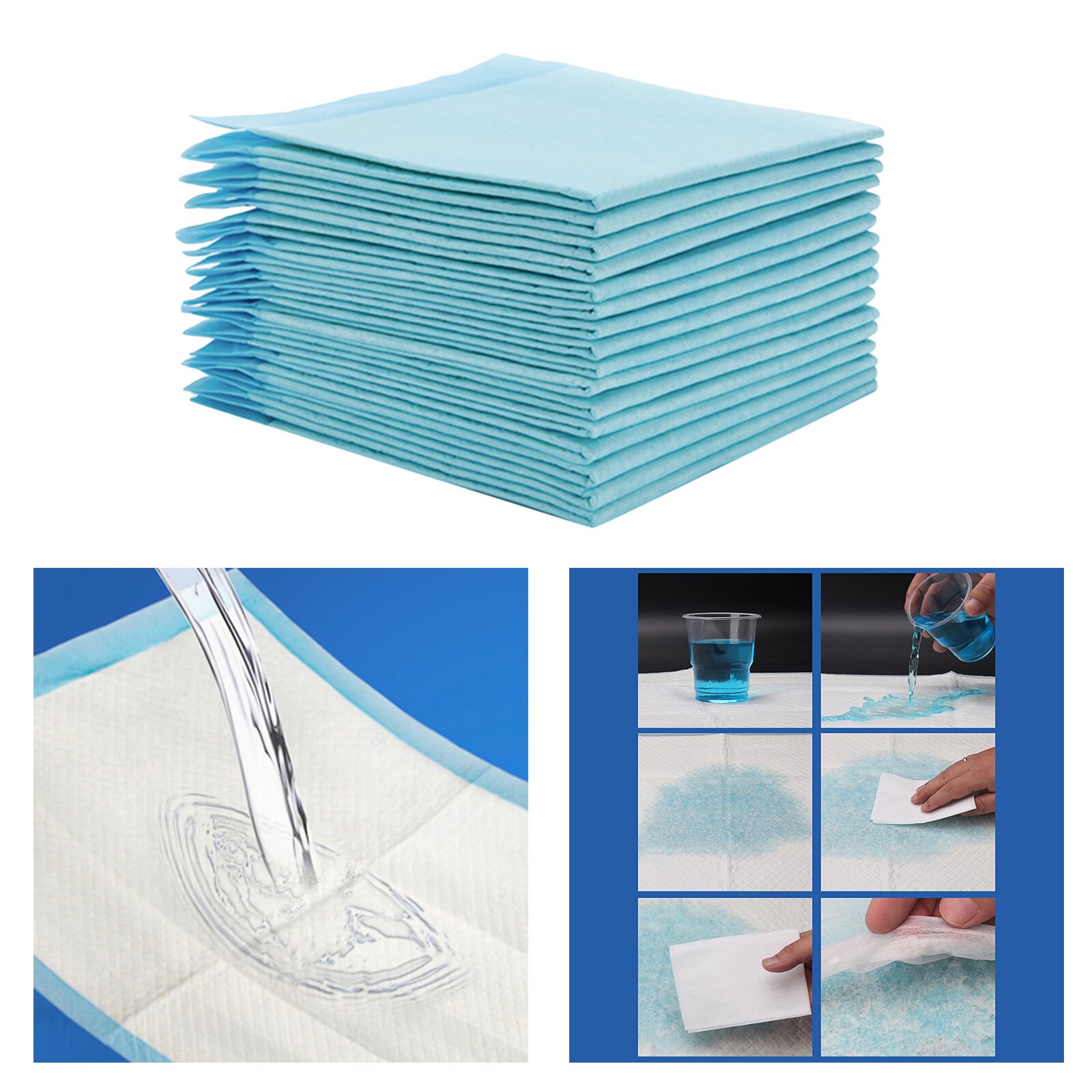 15pcs /pack Disposable Postpartum Underpads Maximum Absorbency Large for Women Adult Diapers Menstrual Underwear