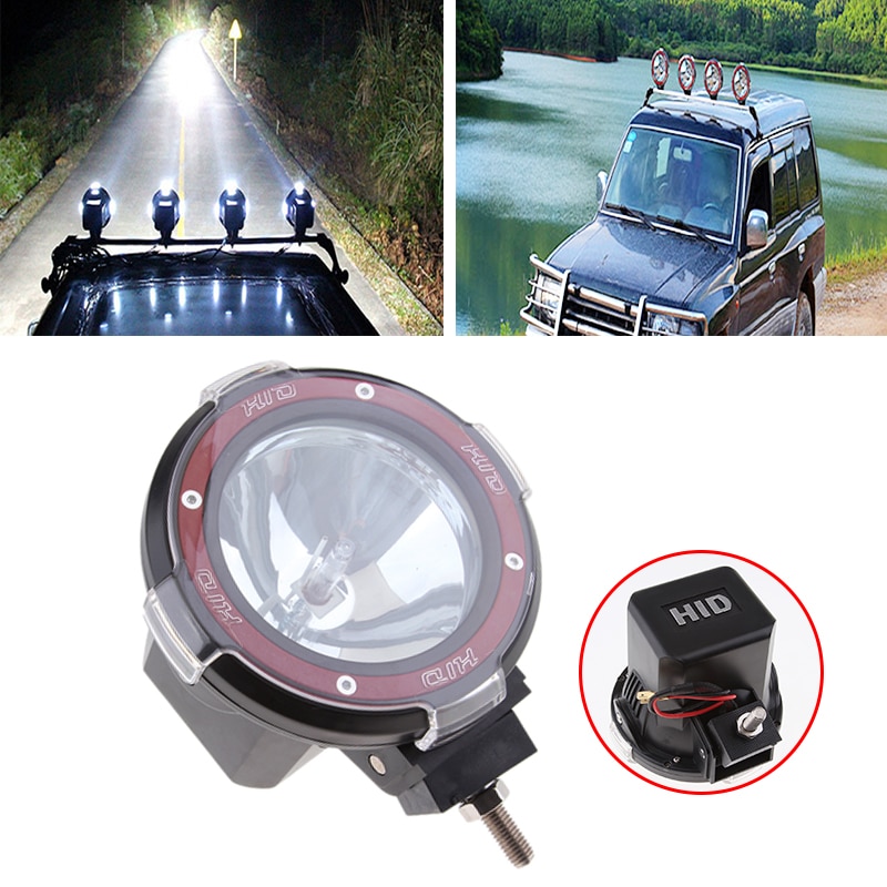 4&quot; 100W HID Driving Light 4x4 Cross-country Rally/Jeep/ATV Driving Fog Light Lamp 12V Super Bright IP68 180 Degrees Adjustable