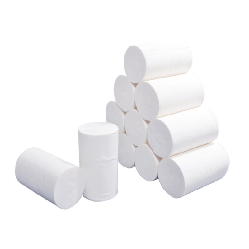1 Roll Zachte Houtpulp Huidvriendelijke Papieren Handdoeken Badkamer Supply 4 Layer Toiletpapier Thuis Bad Wc Roll papier