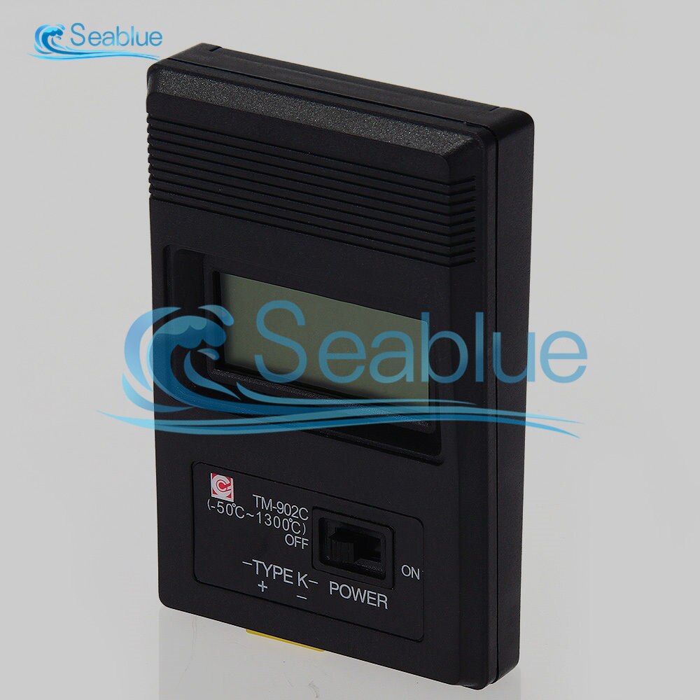 TM-902C LCD Temperature Meter TM902C Digital K Type Thermometer Sensor+Thermocouple Probe Detector (-50C to 1300C)