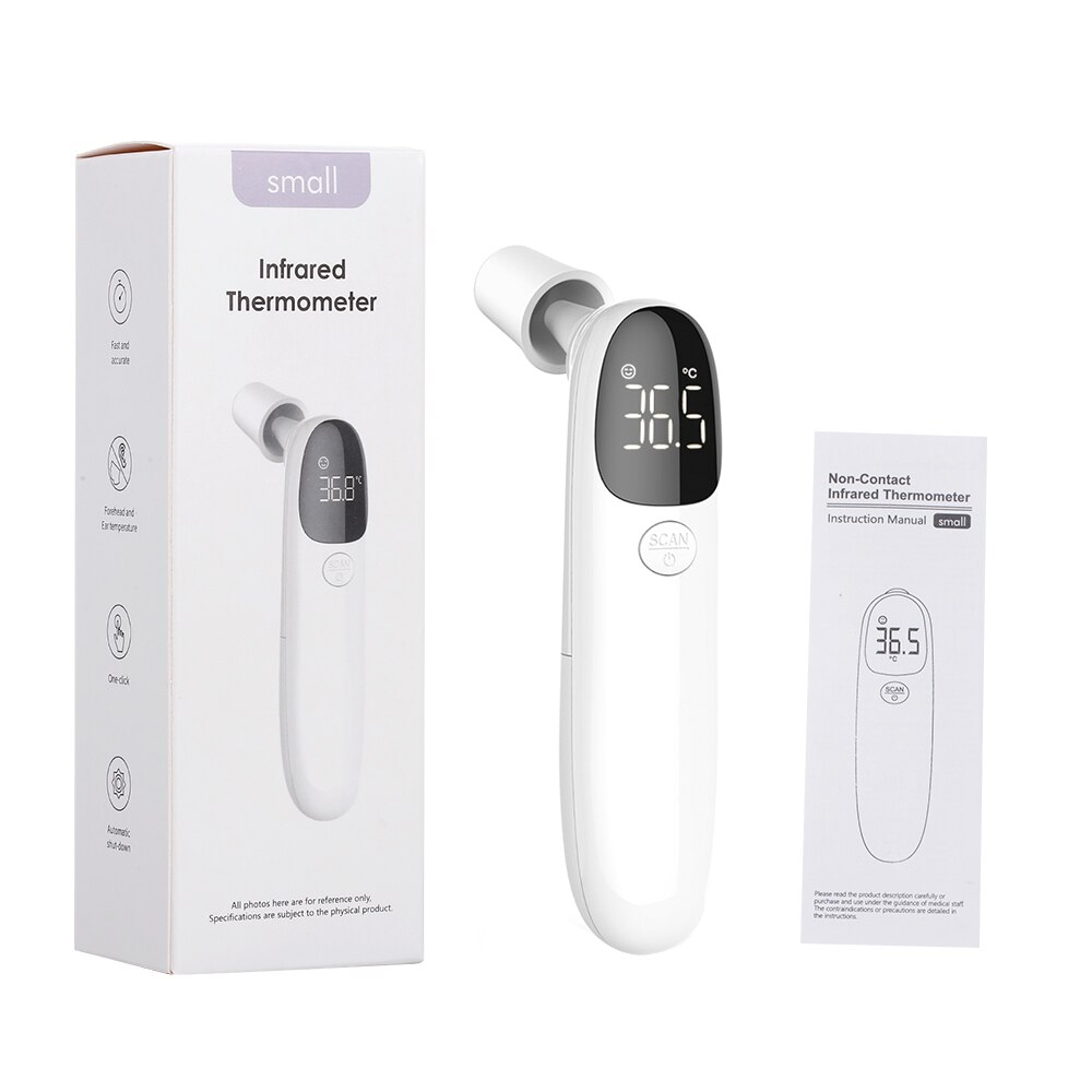 LCD Display Digital Thermometer Dual-mode Infrared Measure Temperature Meter Non-contact Termometro For Kids Adults