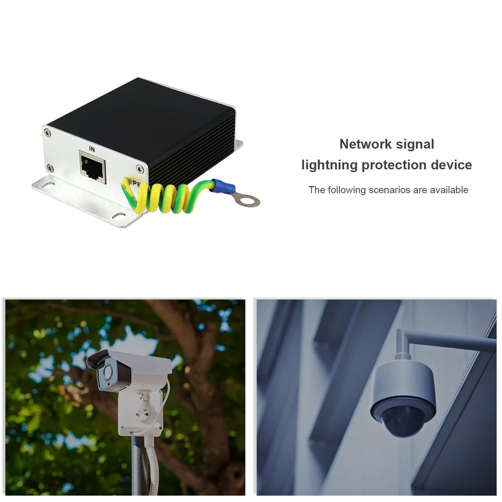 Network Lightning Protection Device Single-channel Network Lightning Arrester Protection Device Surge Protective Device YF-B1