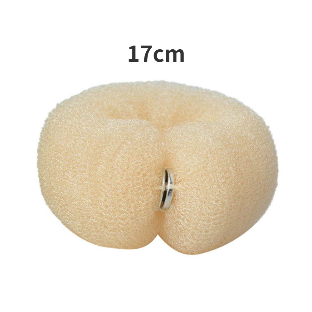 Hair Bun Maker Donut Magic Foam Sponge Easy Big Ring Hair Styling Tools Hairstyle Hair Accessories For Girls Women: Beige