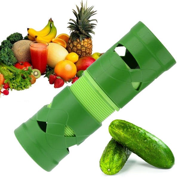 Multi-function Vegetable Fruit Cucumber Turning Cutter Slicer Fruit Vegetable Device