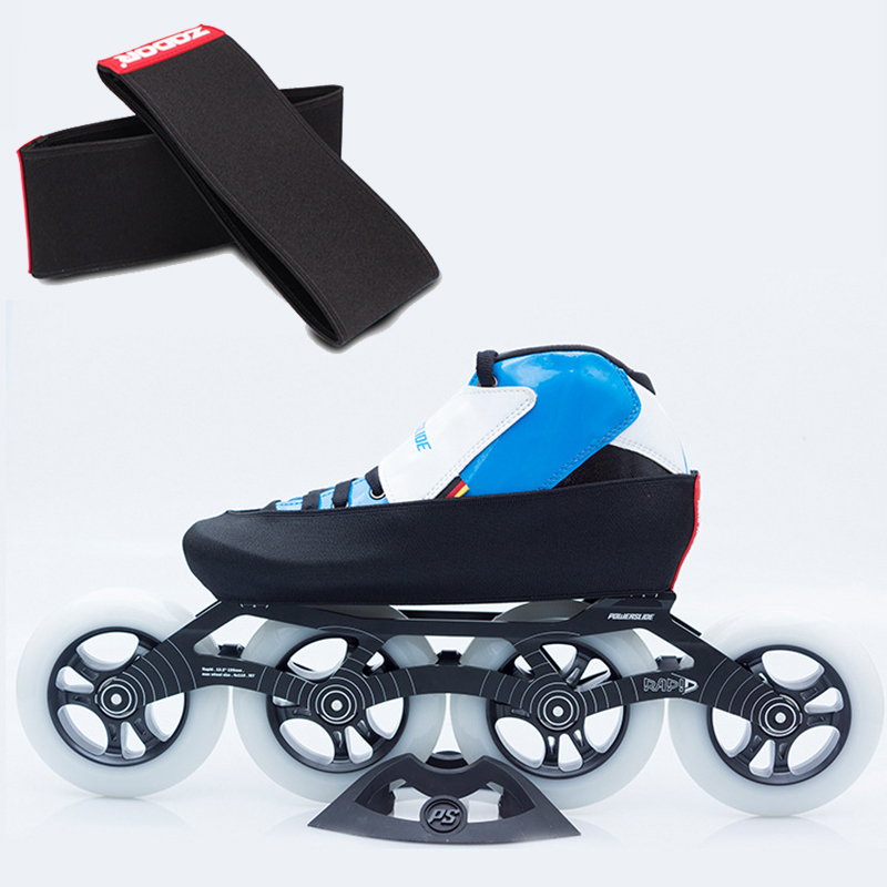 Protector de doble capa elástico para patinaje sobre hielo, Protector para patinaje de velocidad, resistente al desgaste, 1 par