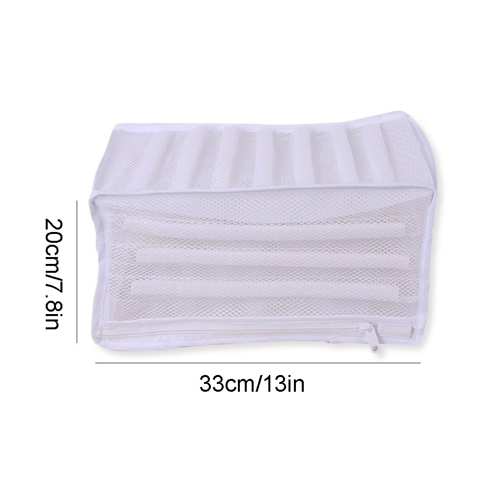 White Padded Laundry Net Wash Bag For Protecting Trainers And Shoes In The Washing Machine Shoes Washing And Drying Bag