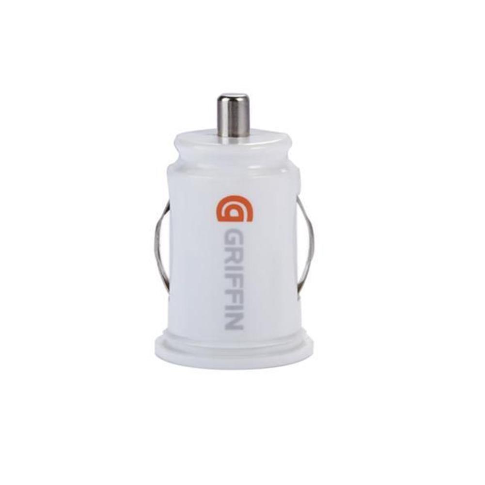 12v dubbele usb-autolader, 2- poorts sigarettenaanstekeradapter, lader, usb-stroomadapter voor alle smartphones: Wit