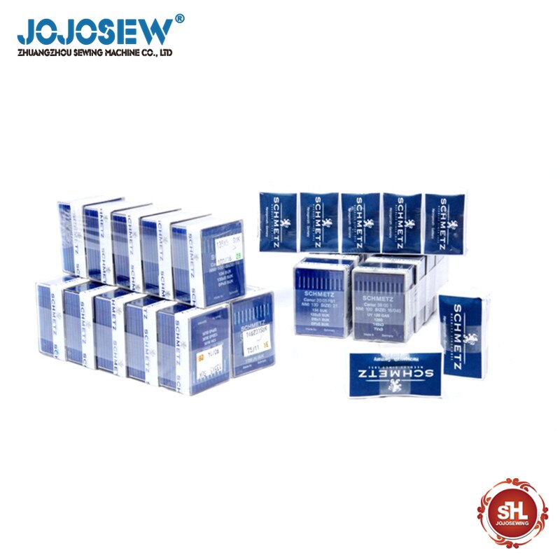 100 unids/lote Schmetz agujas para máquinas de coser industriales Canu:03:36 1 B-27 UY 191GS DCX27 SUK SES MY1023 90/14