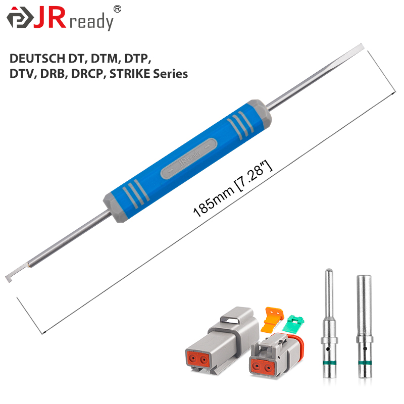 JRready Pin Extractor Tool For Solid/Stamped Contacts Terminal Removal Instrument For Deutsch Connector DT/DTM/DTP/HDP/DRC ,RT1B: Gold