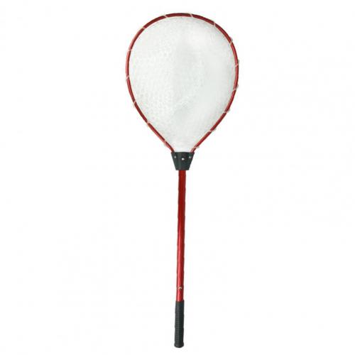 Harmless Fishing Landing Net Sturdy Good Hand Feel ABS Fish Landing Net Fish Landing Net Landing Net: Red
