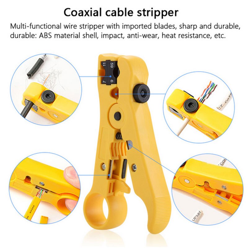 Crimping rj45 Network Repair Tool crimping pliers lan tester Portable Cable Tester 10 PCS Network Repair Tool Kit