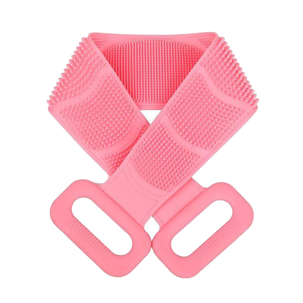 Frotador de espalda de 72cm, cepillo de cuerpo de ducha superlargo, depurador corporal de silicona