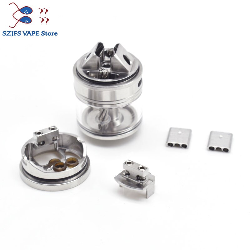 shenray Taifun GX RTA 316 SS rebuildable atomizer 23mm 4ML capacity vape Sliding adjustable airflow control vs Dvarw MTL FL