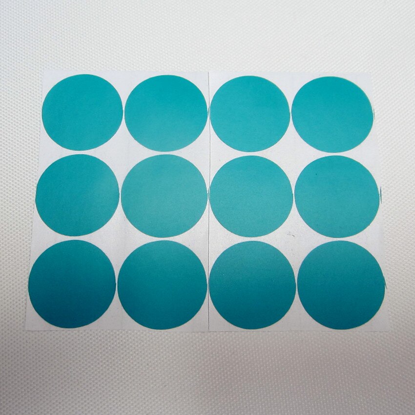 6mm tiny rund kreis tupfen aufkleber, 120 stücke kleine dichtung vinyl: aqua