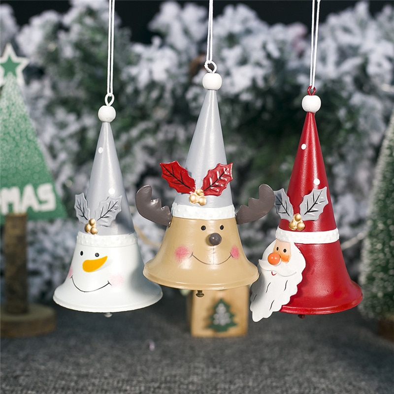 Kerstman Bell Kerstboom Decoratie Hangers Opknoping Ornamenten Ambachten Xmas Jaar Feest Bruiloft Home Decor 63127