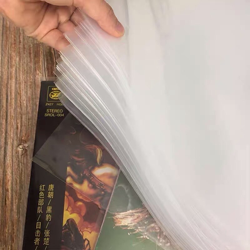 50Pcs Packs Plastic Bags 12 Inch Duatproof Envelopes Blu-ray DVD Disc Covers Protective Sleeves Storage Case