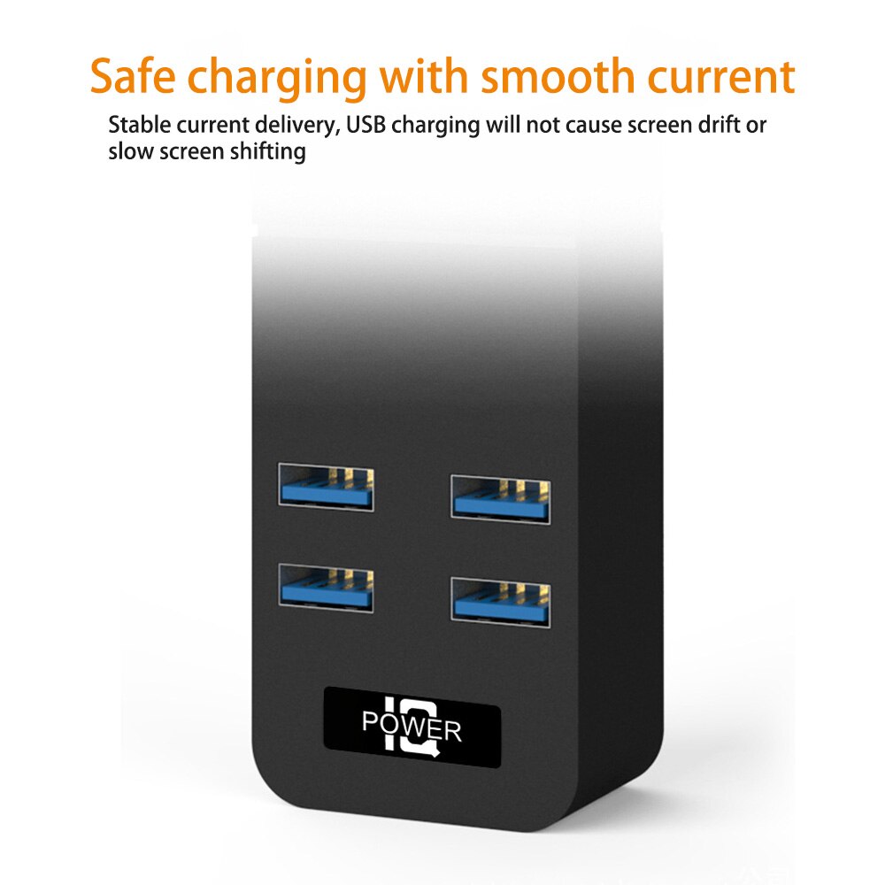 4 USB Ports Charging Socket Charger Port For Mobile Mart Charging Station With EU UK Plug Wall Charger Adapter Charging