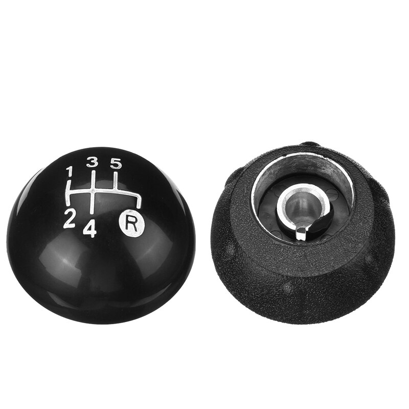 5 gear mt læder gearknop med bagagerumsdæksel til fiat 500 500c 55344048