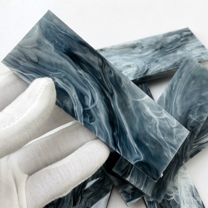 2 stück Messer Griff, Der Material Marmorierung PMMA Acryl Vorlage Bord für DIY Messer Griff Material Handwerk Liefert