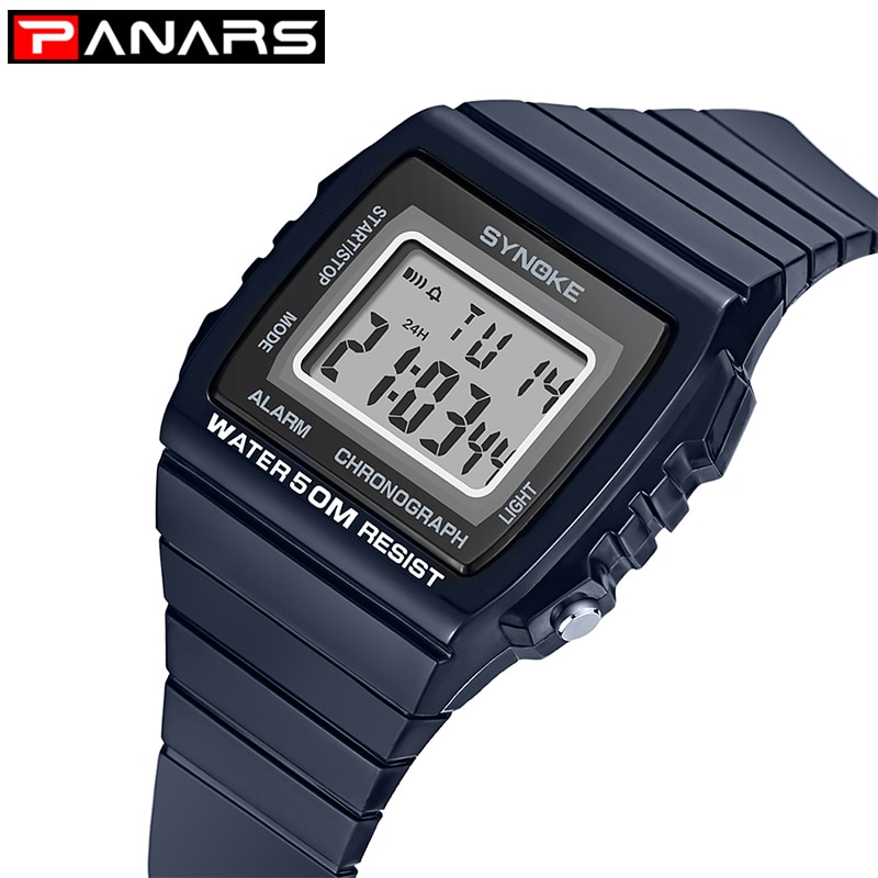 Panars Beste Luxe Horloge Fitness Mannen Horloge Digitale Horloge Luxe Horloge Sport Voor Mannen Waterdichte Duiken Horloges