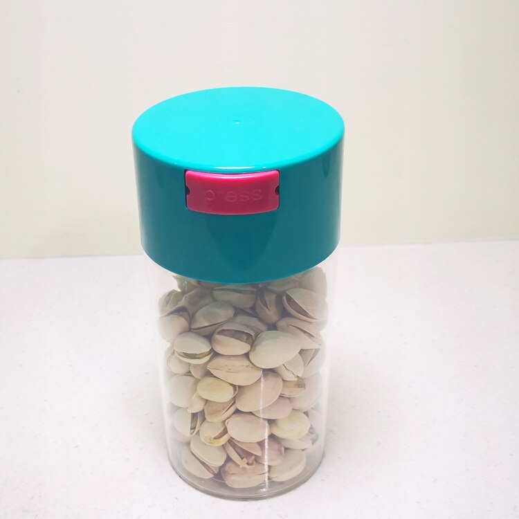 Verzegelde plastic blikken, vacuüm koffiebonen blikken, thee blikken, bewaarblikken, transparante verzegelde fruitpoederdoos