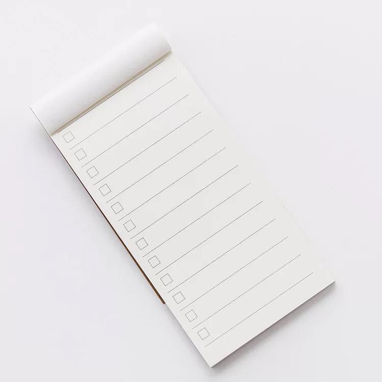 50 sheets pocket size Notepad portable Book Todo list Plan School-supplies Traveler Notebook Journal Daily Planner Organizer: to do list