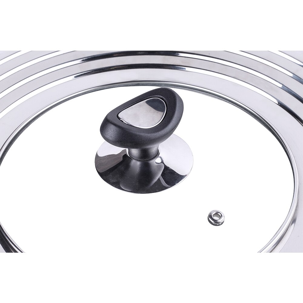 Pot Lid 24-26-28-30cm Pan Lid Frying Pan Cover Stainless Steel Kitchen Pot Lid Multifunction Frying Pan Lids Kitchen Accessories