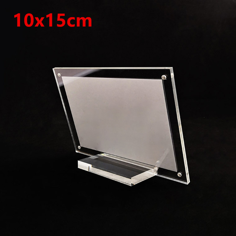 A5/A4 Acrylic Photo Frame Certificate Camp Poster Display Stand W/ 1 Set Nails For Homes,offices,cafes,bars,hotels Decorations: C 10x15cm