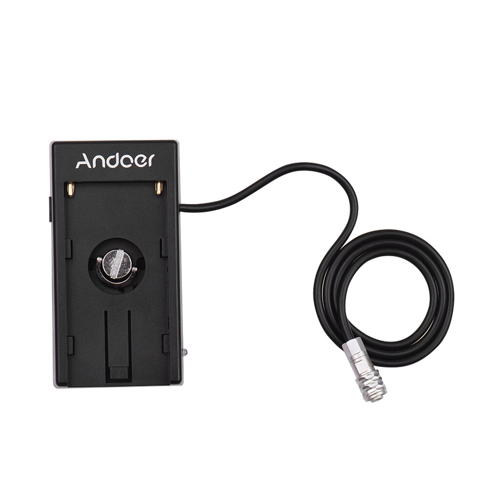 Andoer Camera DV Battery Power Supply Mount Plate Adapter for Blackmagic Cinema Pocket Camera 4K for Sony NP-F970 Battery