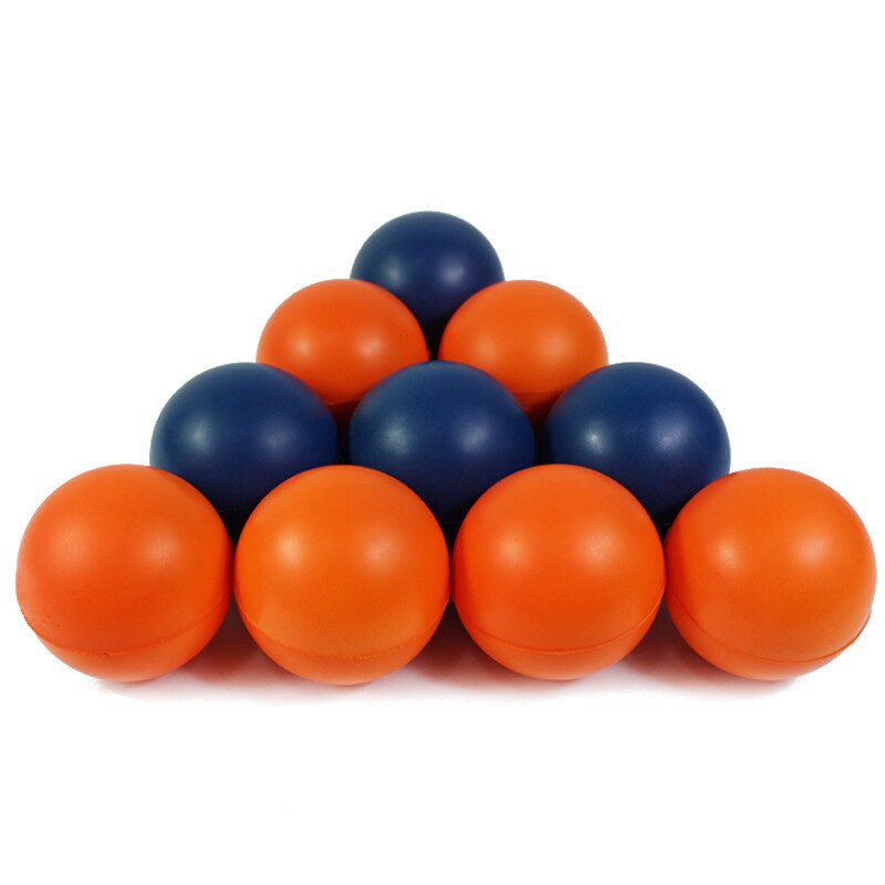 1pc Warm-up Squash 50mm Beginner PU Sponge to Avoid Medium Speed Durable Training Ball Skin Orange Blue Random
