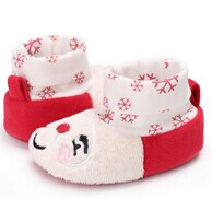 SchöNe Weihnachten Neugeborenen Kleinkind Baby Jungen Mädchen Warme Schneeschuhe Taufe Prewalker Krippe Schuhe 0-18 Mt: D / 7-12 Monate