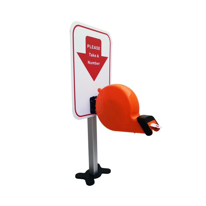 Ycall Kleurrijke Turn O Matic Neem Een Nummer Ticket Dispenser Machine Voor Queue Management Systeem