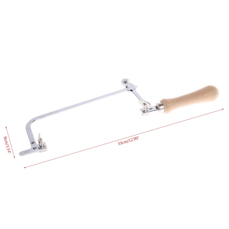 Piercing Blade Jewelry Steel Saw Frame Adjustable Jewelers+FREE 1 Blade
