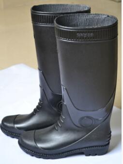 Aleafalling Pvc waterproof rain boots waterproof labor shoes men rain unisex water rubber knee high boots slip on botas m85: 44