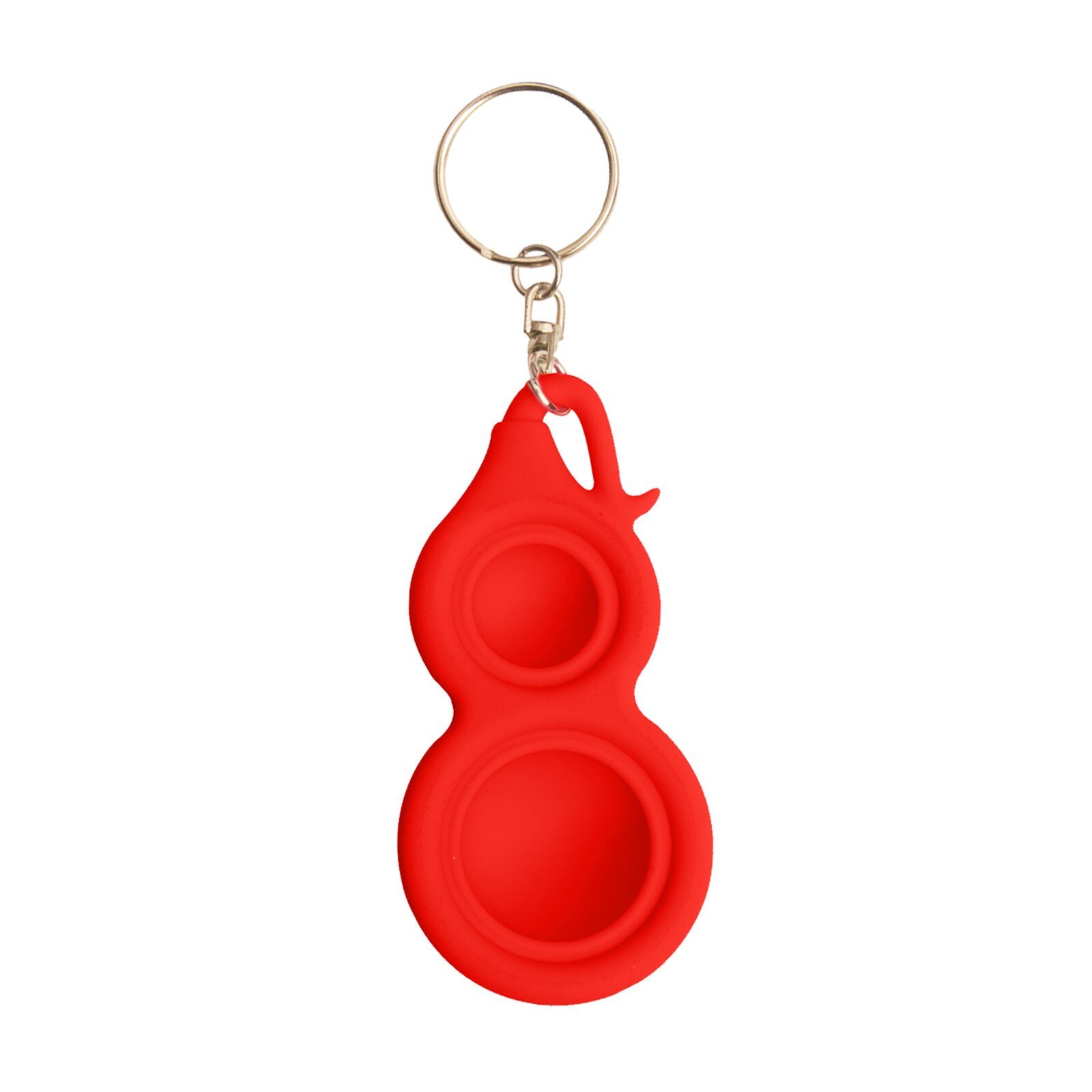 1pc Cheap Fidget Simple Dimple Toys Dimple Pressure Release Toy Stress Reliever Mini Keychain Decompression Toy: D