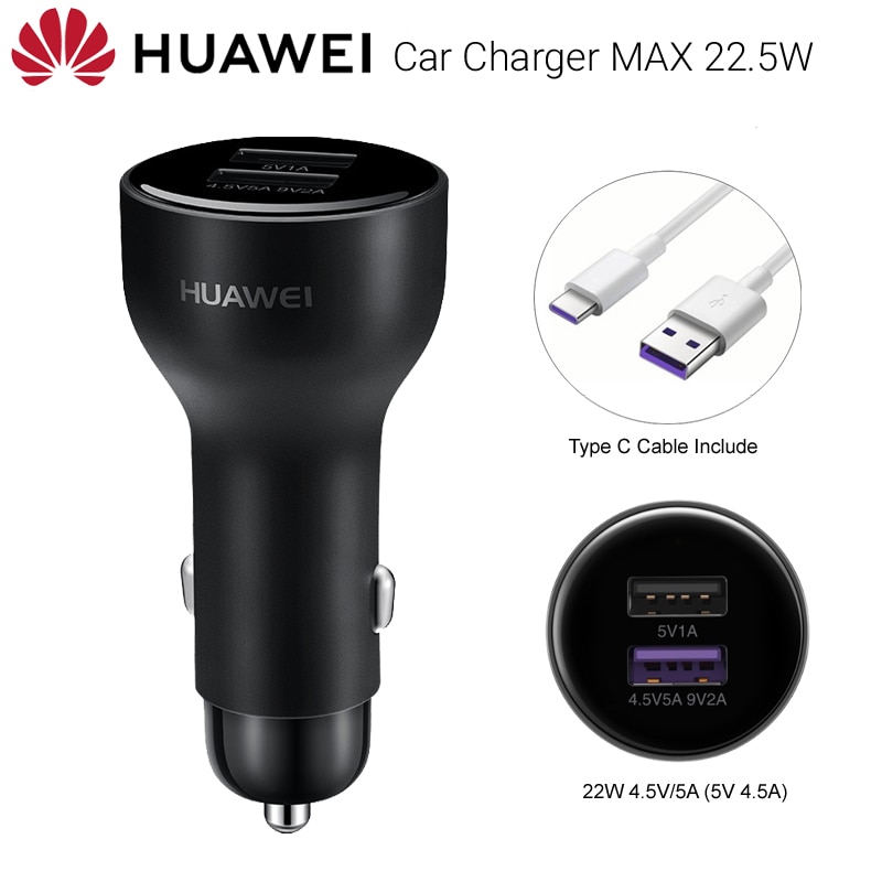 Huawei Auto Ladegerät Huawei Aufzurüsten 22W 40W Super Ladung Autolader Für Huawei Mate 20 Pro Ehre P20