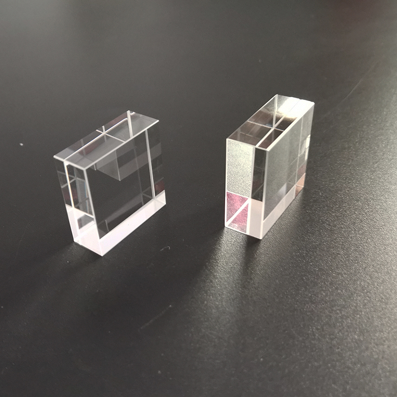 25*25*10mm Cube prism Plates Optical H-K9L Cube Windows Six surfaces polished Cuboid light guide For beauty machine equipment