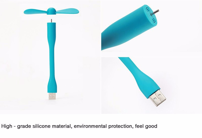 SIANCS Mini Cute Portable Flexible USB Fan Bendable removable USB Gadgets Low power for Powerbank for PC for laptop For OTG