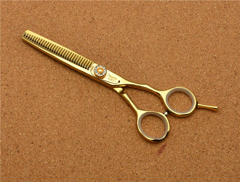 5,5 zoll Jason TOP Friseur Schere 440C Diamante Barbers & #39s Schneiden Schere Ausdünnung Schere haar: One Thinning No Bag