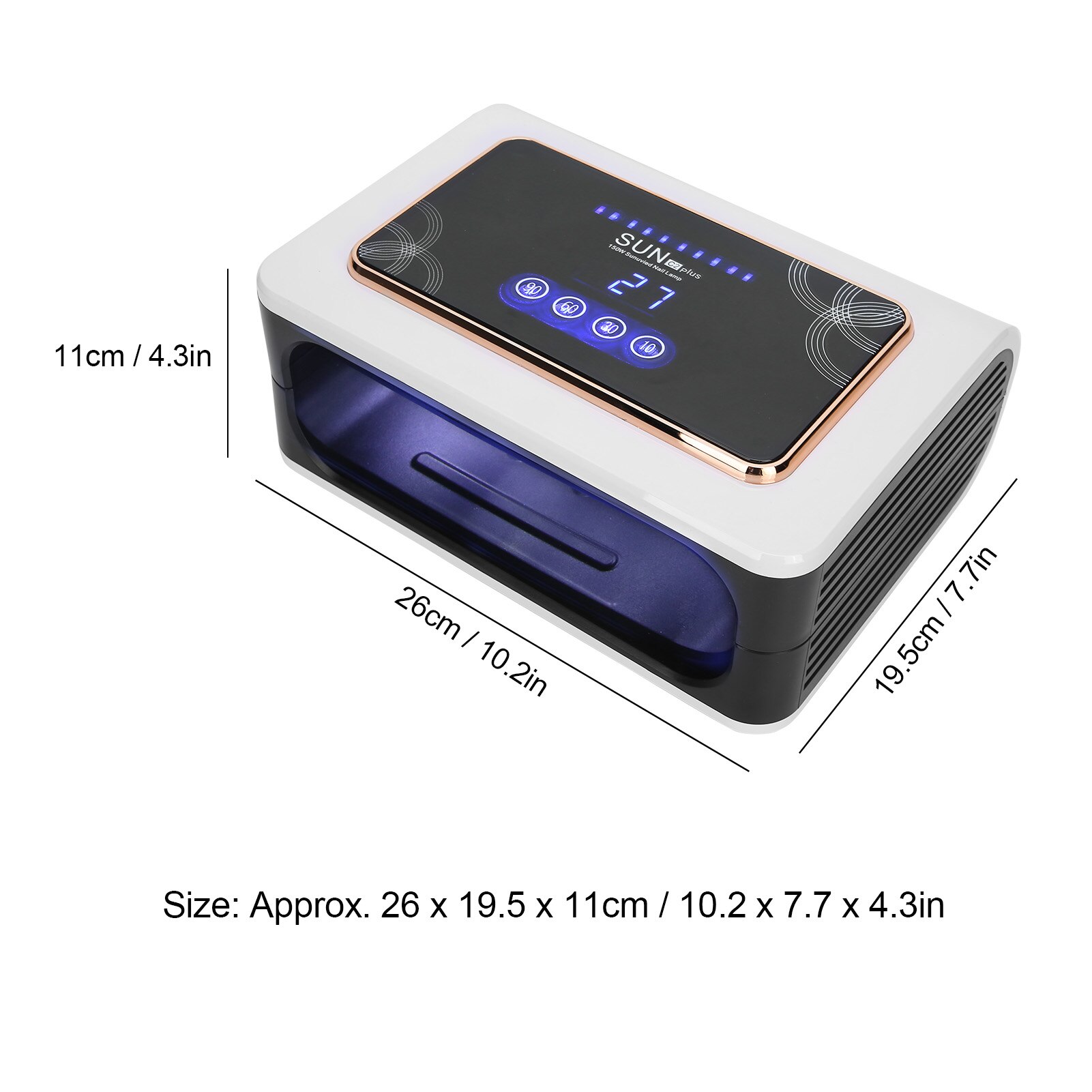 Machine professionnelle pour sécher le vernis à ongles UV, LED, 1 pièce, Machine à polymérisation, équipement de Salon de manucure