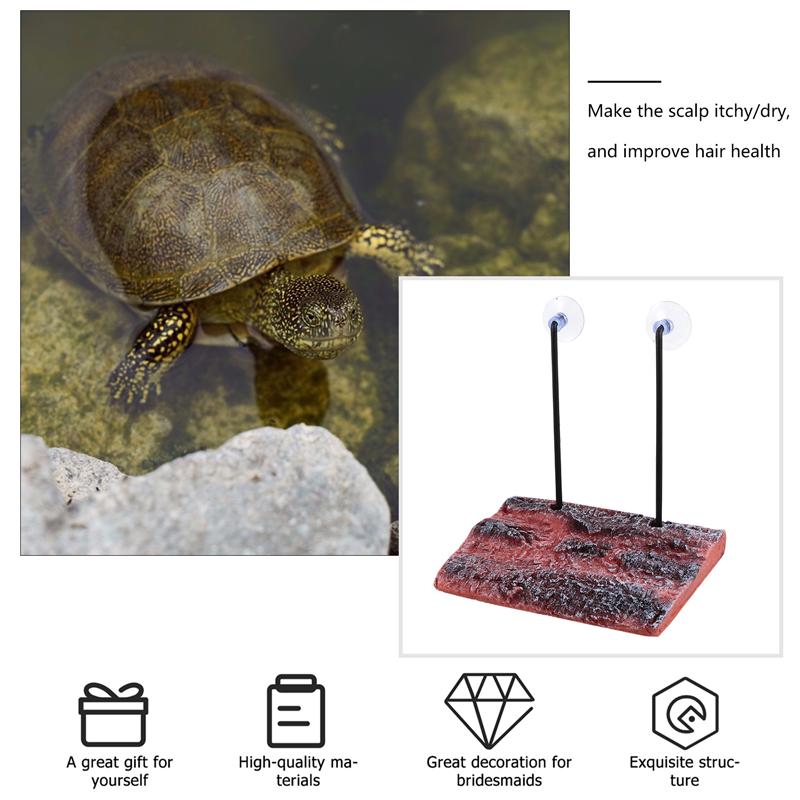 Tortoise Basking Simulation Bark Platform Turtle Float Tank Decor Aquatic Turtle Tank Landscaping Turtle Bark Drying Platform