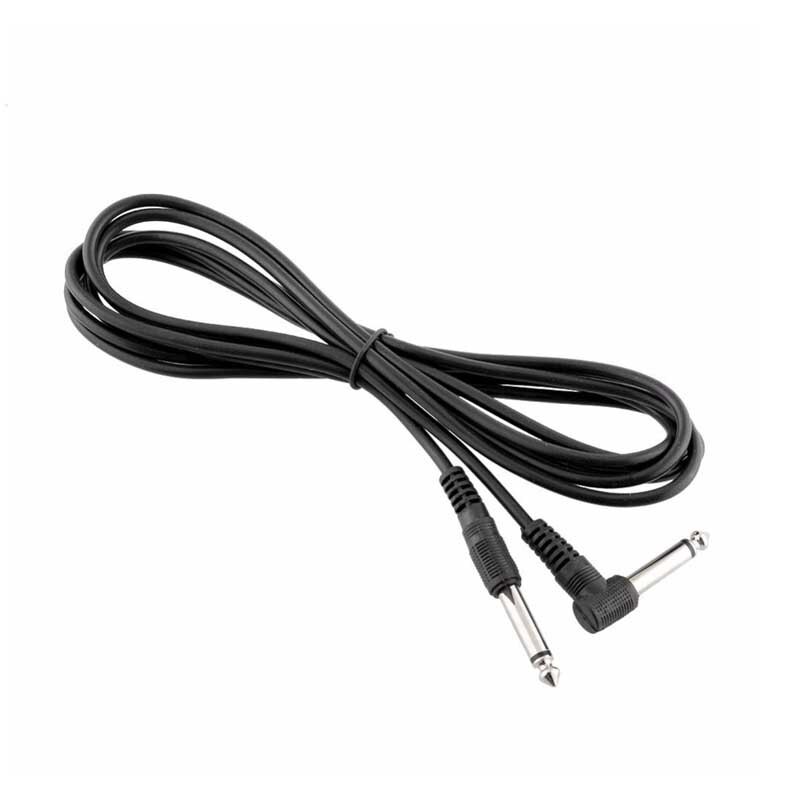 1/4 Inch Cable Guitar Cable 10 Ft Straight to Right Angle 6.5mm Cord Adapter Amplifier Shielded Bass Guitar Instrument Cable: Default Title