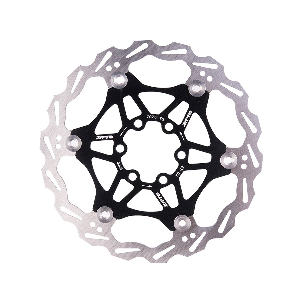 1 PC Bicycle Disc Brake Floating Rotor 180mm 160mm Stainless Steel Brake Disc Compatible Metallic Pads For MTB XC Road Bike