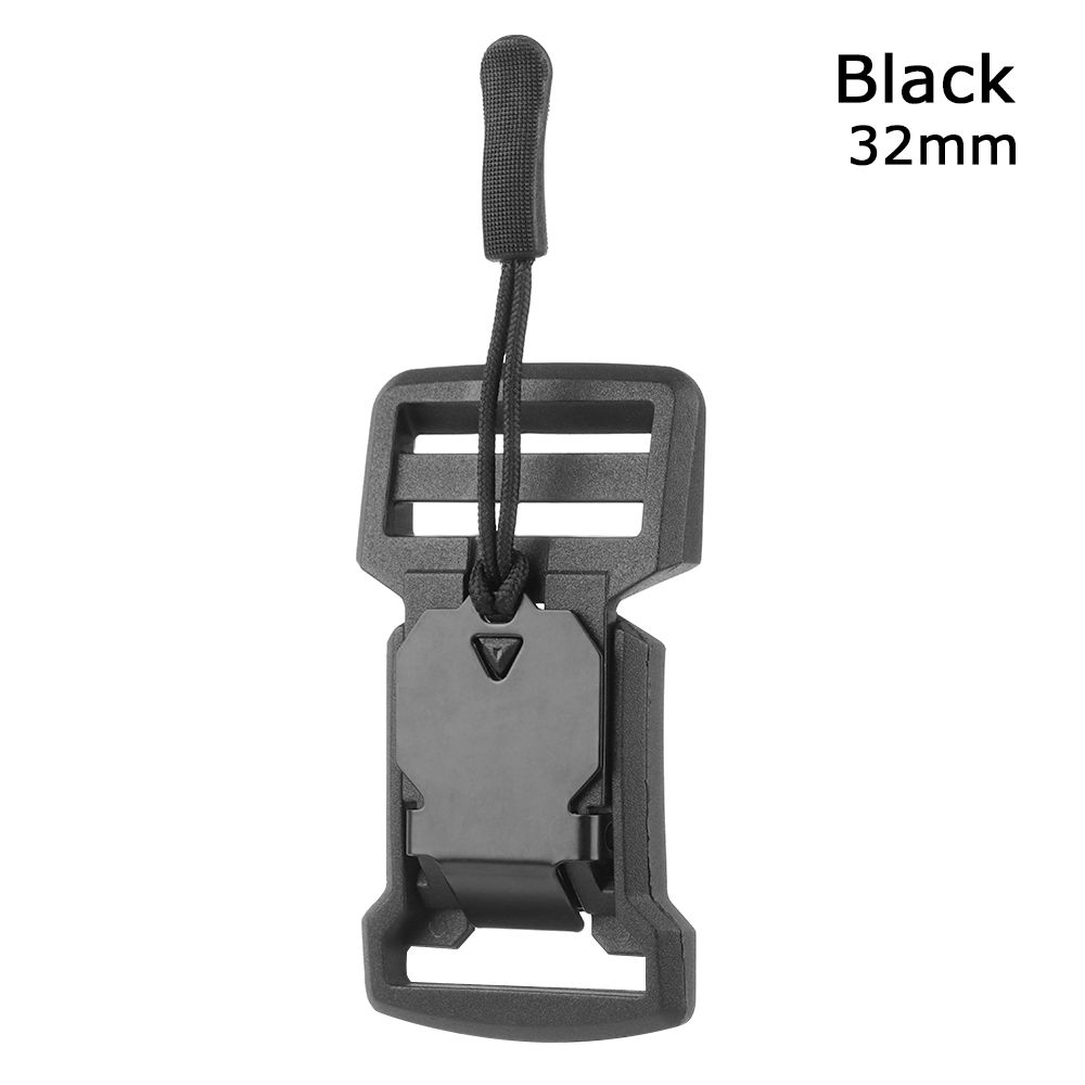 1pc 20/25/32/38mm schnell Freisetzung Schnalle Magnetische Schnallen für Männer Gürtel Molle Rucksack bekleidungs Zubehör: Schwarz