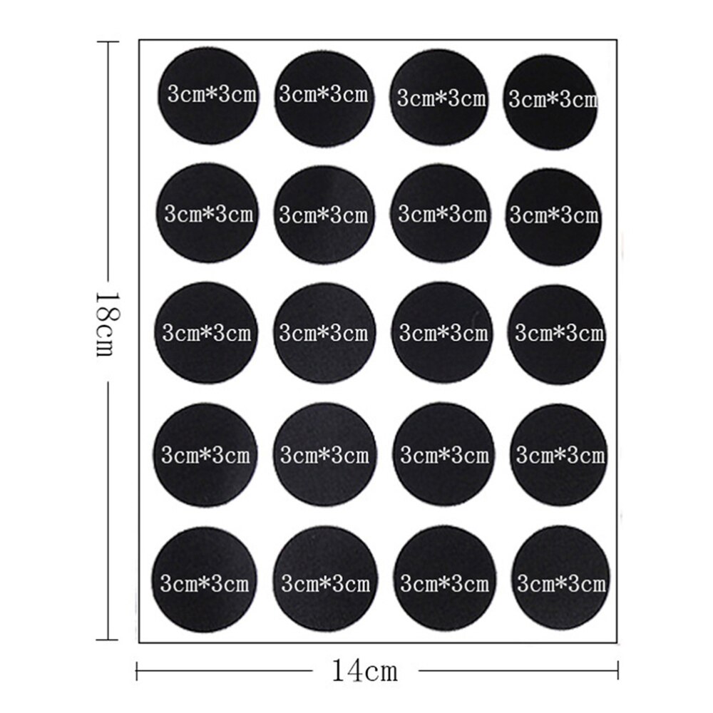 10 Sheets Adhesive Label Chalkboard Sticker Labels Kitchen Seasoning Bottle Stickers