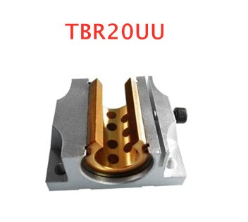 linear bearing, guide rail linear opening slider bearing TBR20UU: YELLOW