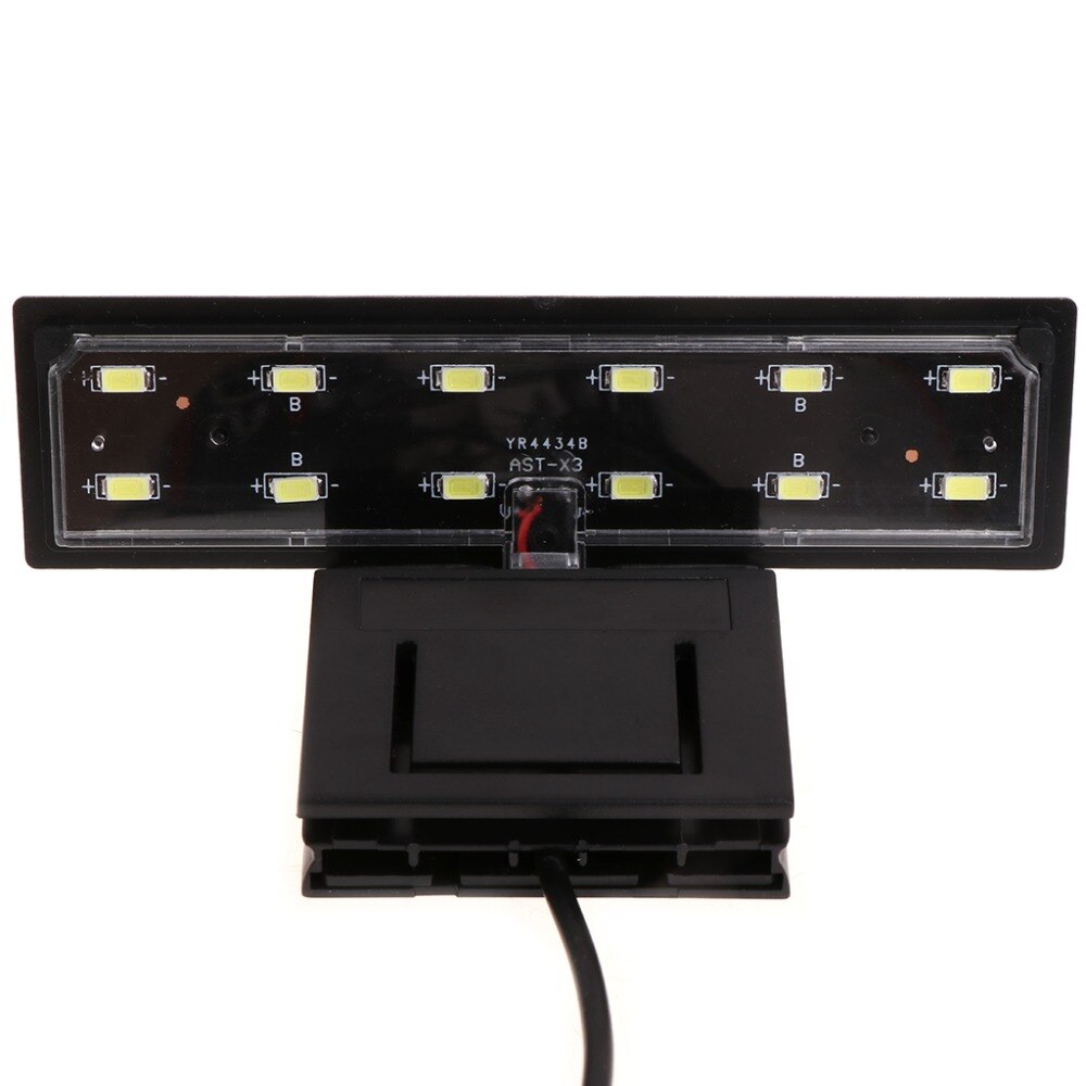 Led Aquarium Fish Tank Licht Dompelpompen Licht Klem Water Plant Grow Wit Kleur Verlichting Eu Plug