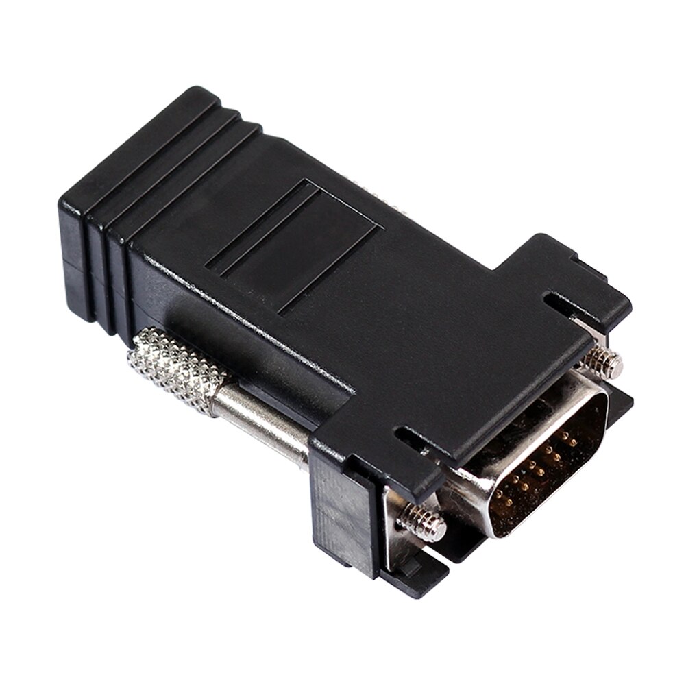Adaptador adaptador de convertidor de Video extensor de conector VGA a RJ45 hembra/macho, Accesorios para ordenador portátil, piezas de PC de escritorio para Macbook