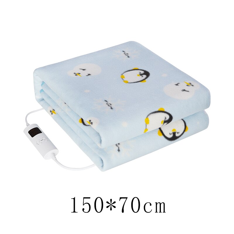 Qindao smart elektrisk tæppe 150*70cm fjern mider varmetæppe vaskbart sund varme madras kontrol tid temperatur: Default Title